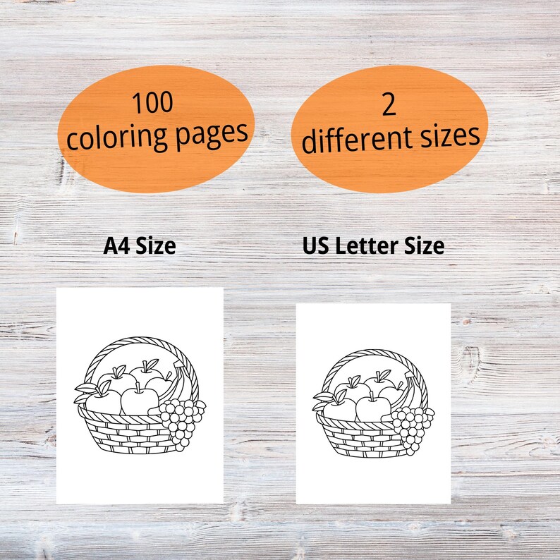 100 Printable Coloring Pages for Kids, Toddlers, Preschoolers, Coloring ...
