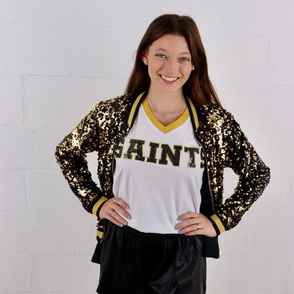 sequin shawl jacket