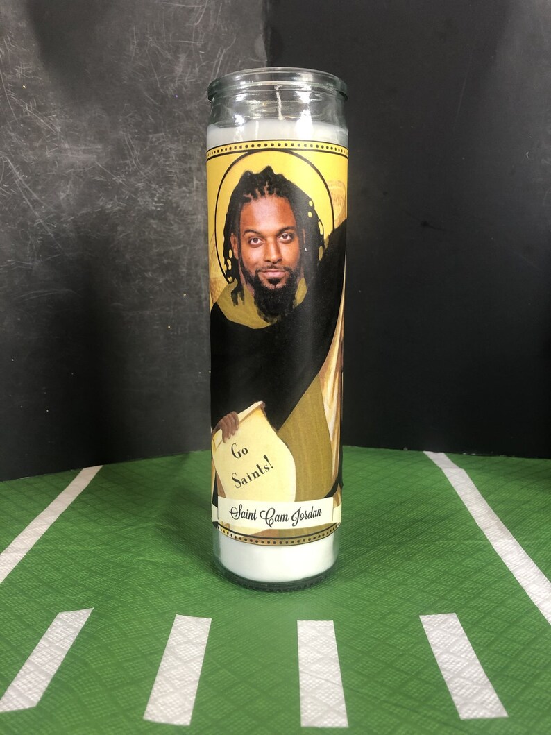 New Orleans Saints Devotional Candle Etsy