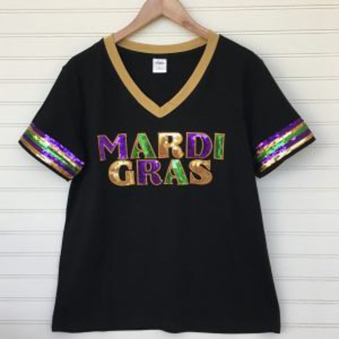Mardi Gras Sequin Top Etsy