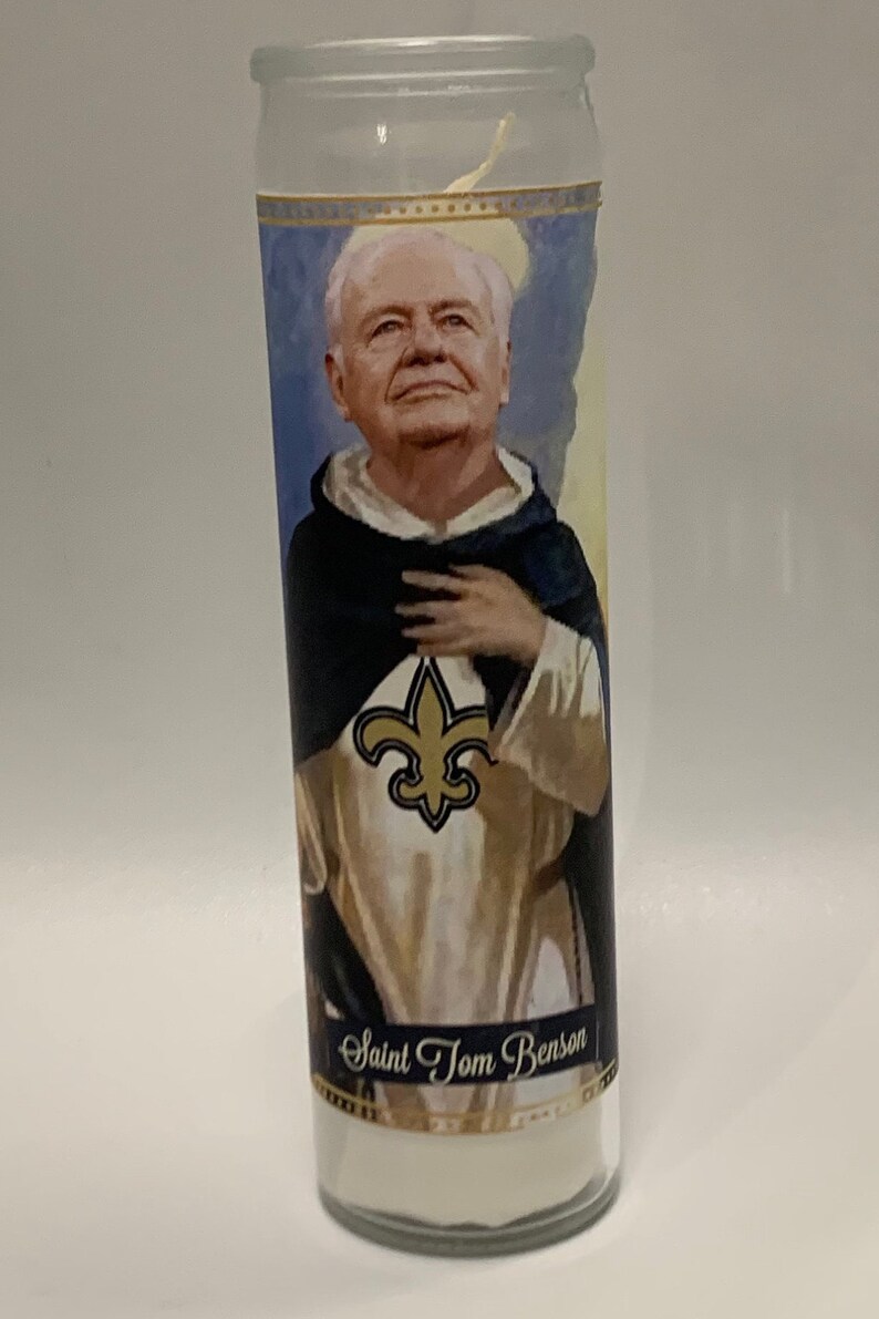 New Orleans Saints Devotional Candle Etsy