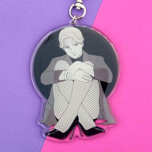 Johan Liebert Monster Acrylic Charm Keychain