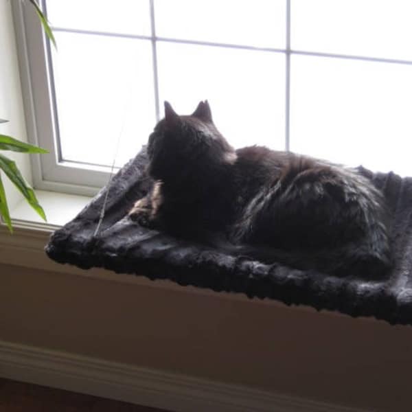 Browns, Faux Fur - Curious Cats Window Perch