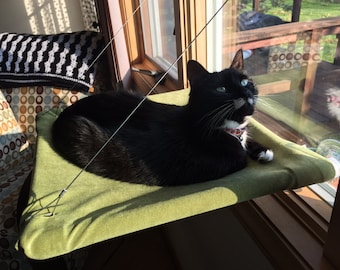 Faux Suede - Curious Cats Window Perch