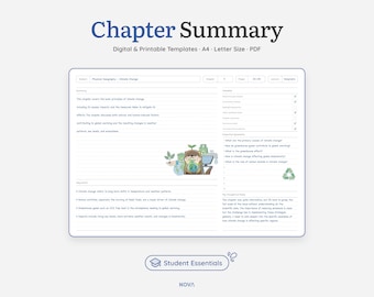 Simple Topic Summary Revision Sheet | Revision Plan Study Template ...