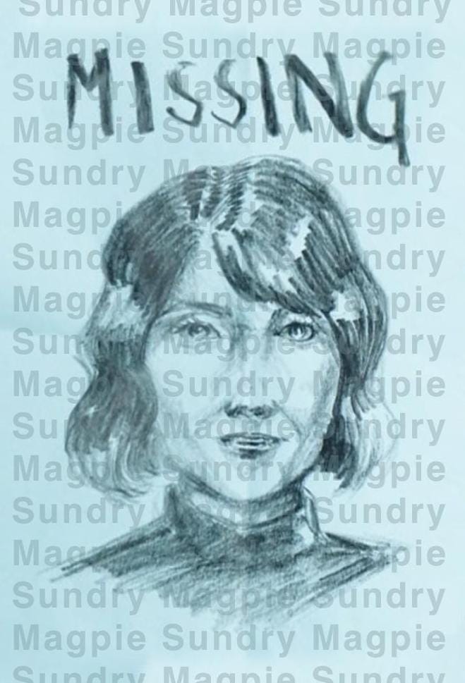 Ms. Casey fehlt Poster Ablösung inspiriert Magnet