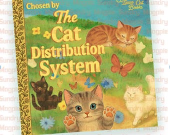 Cat Distribution System Magnet: Funny Kitty Gift for Cat Lovers