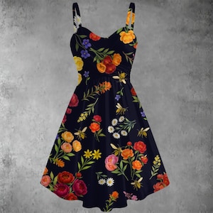 Yellowjackets-Inspired Forest Wildflower Dress – Listen to the Wilderness Fanmade Merch Parody