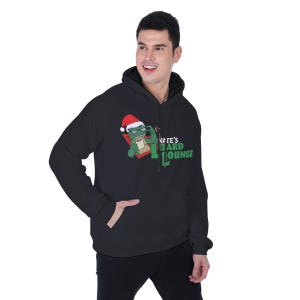 Nate&#39;s Lizard Lounge Parody Holiday Hoody Fan-made Merch
