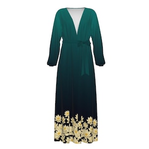 The White Lotus inspired All-Over Print Women's Beach Long Coat