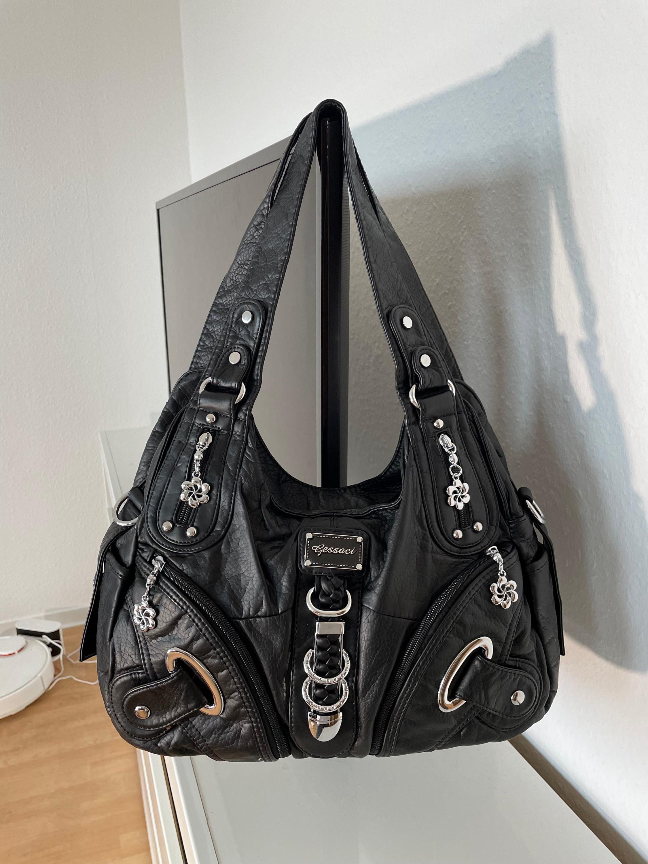 00′ Archive Handbag Grange y2k Y2K Vintage Style Handbag With Detachable Shoulder Strap