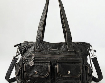 Vintage Y2K Style Handbag With Adjustable Shoulder Strap