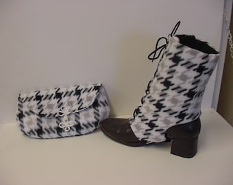 Houndstooth Ankle warmer