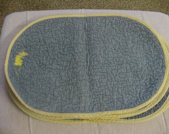 Blue and Yellow placemats