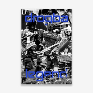 Didier Drogba Chelsea Poster – Drogba Legend - Digital Download | 24x36” Printable Wall Art