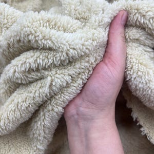 Dubbelzijdige Welsoft Plush Stof | Teddy Minky, Sherpa, Fleece voor Handwerk, Speelgoed, DIY, Babydekens, Naaiprojecten, per 0,5 Yard