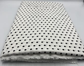 Multicolor Lunares Tela Viscosa Algodón por Metro, Tela Suave de Costura para Vestidos Blusas y Faldas, (150 cm / 59")