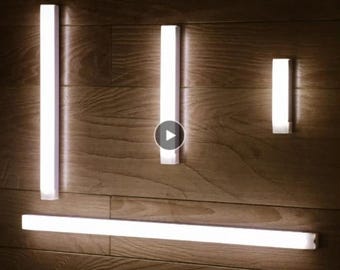 Luz LED con sensor de movimiento para cocina, debajo de la cama, armario, vestidor.