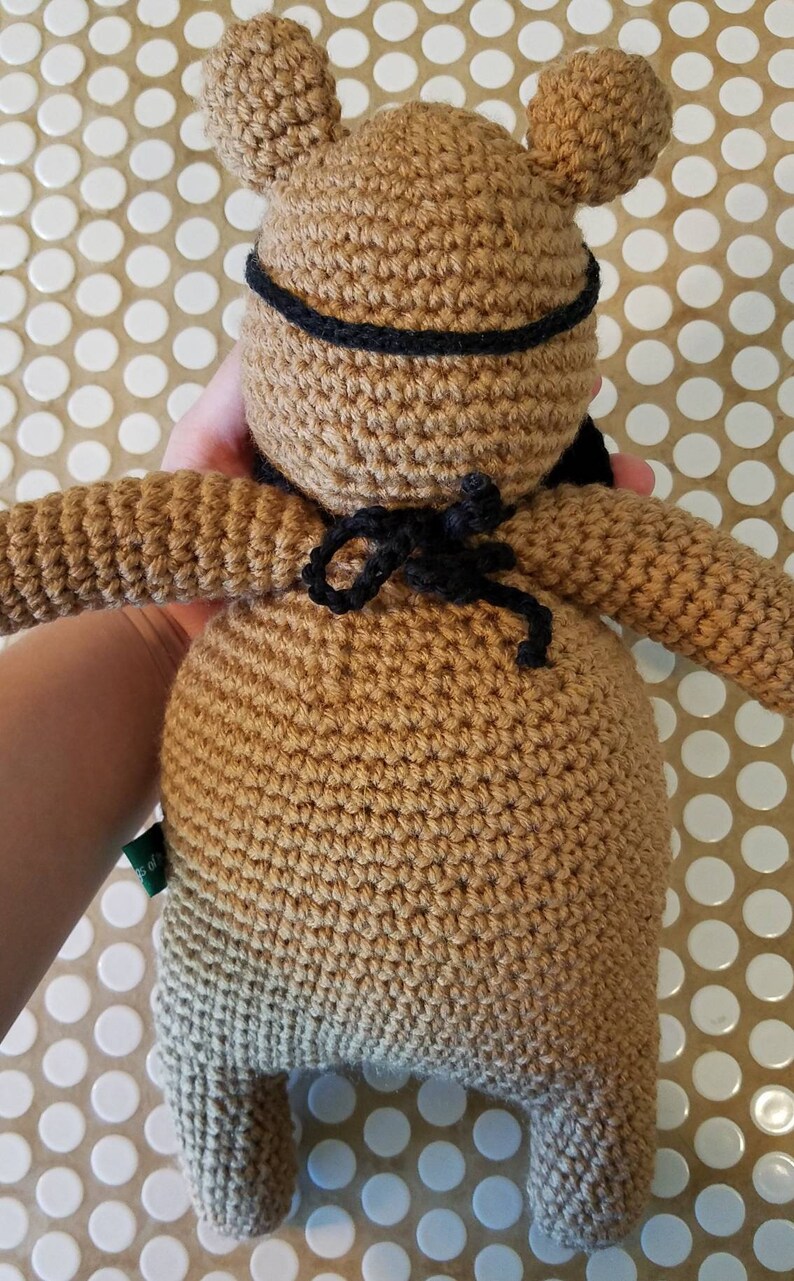 READY TO SHIP Graduation Bear Crochet Plush College or High School Graduation gift