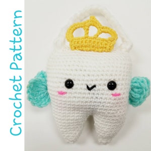 PATTERN- Tooth Fairy Pillow Pouch Crochet
