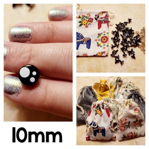 10mm Safety Back eye 50 pieces Crochet or Knit Dolls