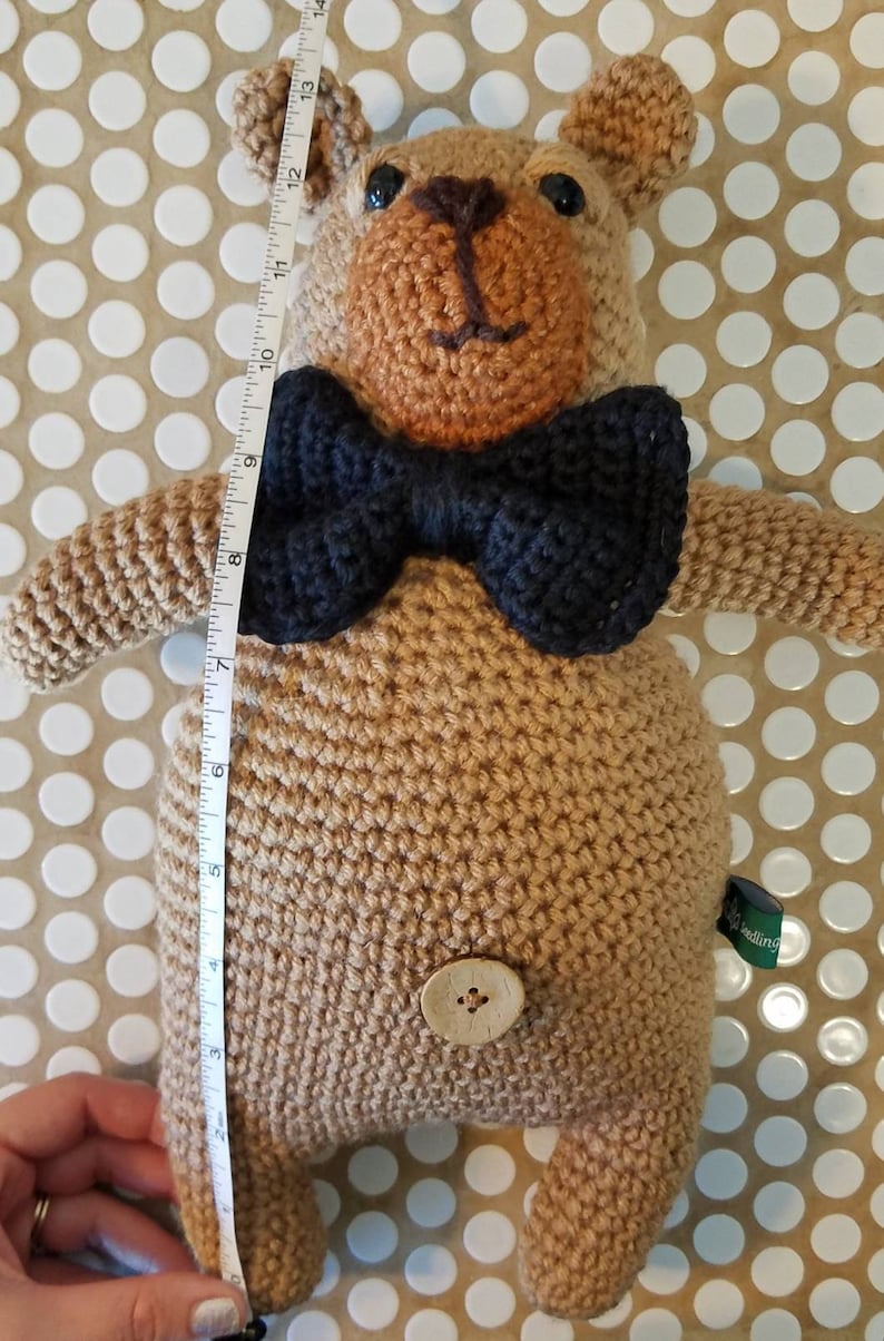 READY TO SHIP Graduation Bear Crochet Plush College or High School Graduation gift