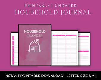 Digital Household Planner: Family Chore List & Budget (Goodnotes iPadplanner)