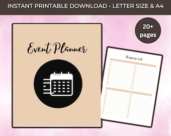 Event Planner Contract Template: Client Forms, Wedding Planning (Canva Template)