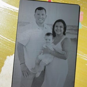 Anpassbare Aluminium Brieftaschen Karte - Einzigartiges personalisiertes Geschenk für die Lieben - Lasergraviertes benutzerdefiniertes Bild