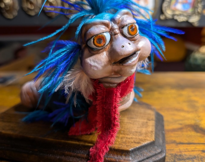 Ello Worm from the Labyrinth- 5" x 7"