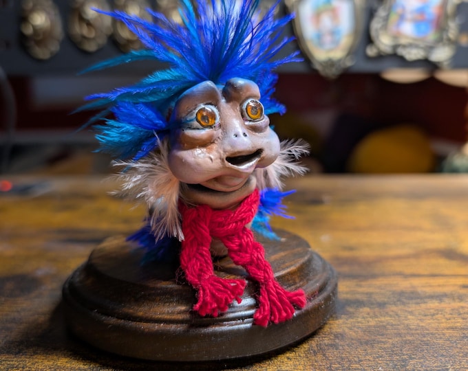 Ello Worm from the Labyrinth- Baby 4" x 4"