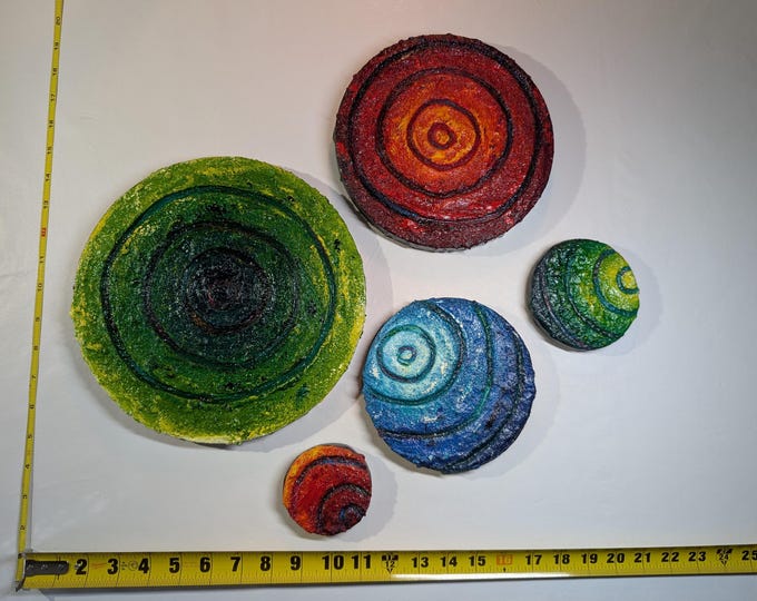 Rainbow circles set #2