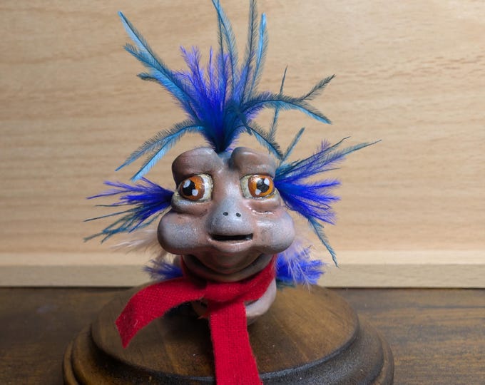Ello Worm from the Labyrinth- Baby 4" x 4"