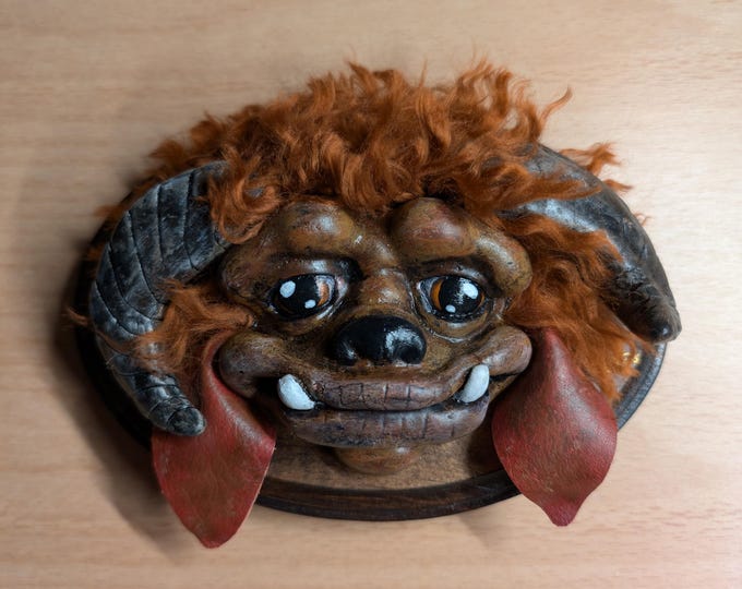 Ludo from the Labyrinth- Monster Head 5" x 7"