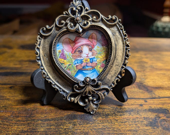 Emberleaf Creations Frame Magnet- original watercolor 4.5"x 3.5"