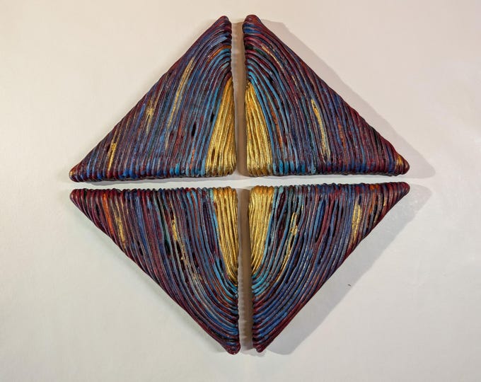 EmberLeaf- Diamond mixed media