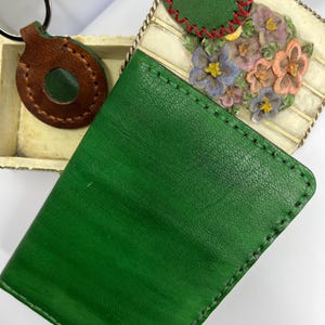Portefeuille en cuir pour hommes | Portefeuille en cuir | Portefeuille en cuir tanné | Portefeuille pour passeport | Cadeau pour lui