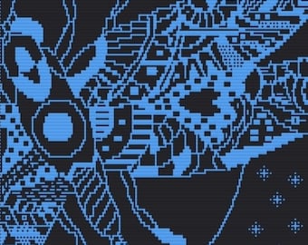 Mosaic Overlay Crochet Pattern: Dragonfly Design, Advanced Techniques (PDF Pattern)