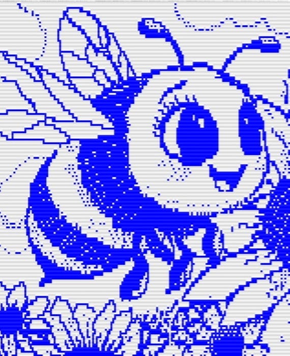 Bee and Sunflowers, mosaic overlay pattern, baby playmat, toddler throw