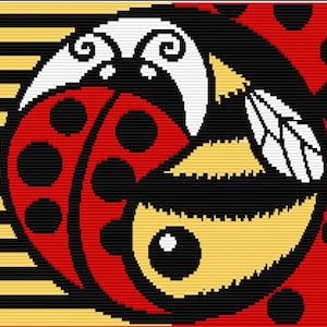 Mosaic Overlay, Yin Yang Bugs