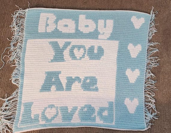 You are Loved mosaic overlay pattern