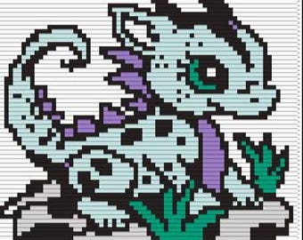 C2C Tiny Terror Baby Blanket