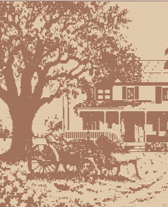 Farmhouse Mosaic Crochet Pattern: Queen/Full Size Throw (PDF Pattern)