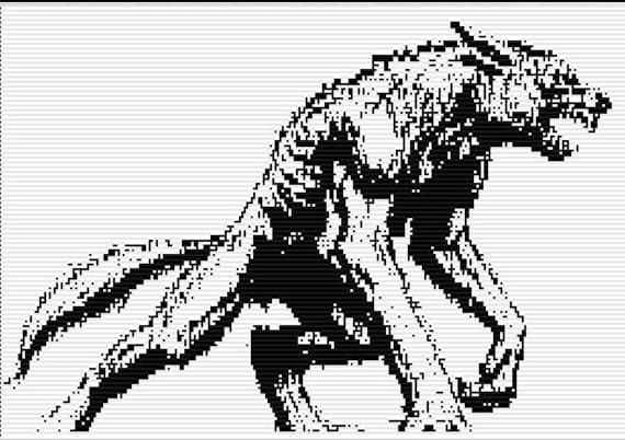 Dogman Mosaic Overlay