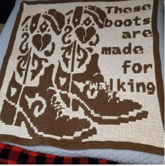 These Boots MOsaic Overlay Pattern