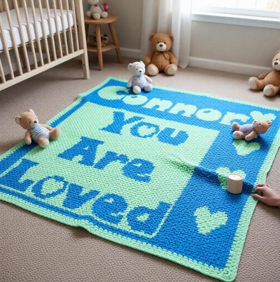 You are Loved mosaic overlay pattern