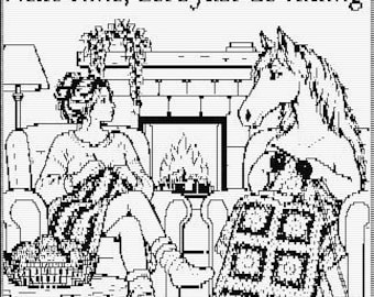 Should Have Gone Riding Mosaic Overlay Crochet Pattern