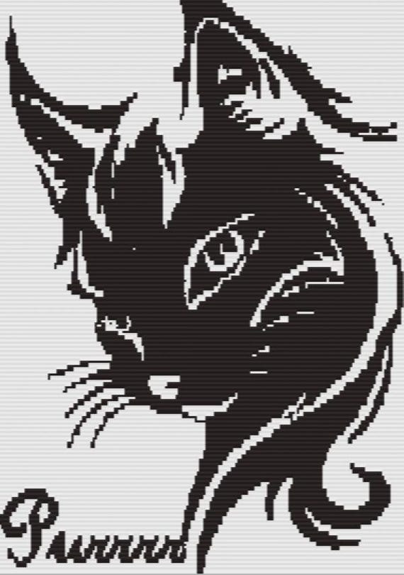 Purrr Mosaic Overlay Pattern