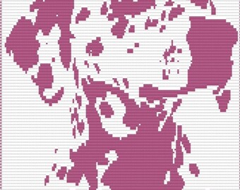 Spot, mosaic overlay, crochet pattern