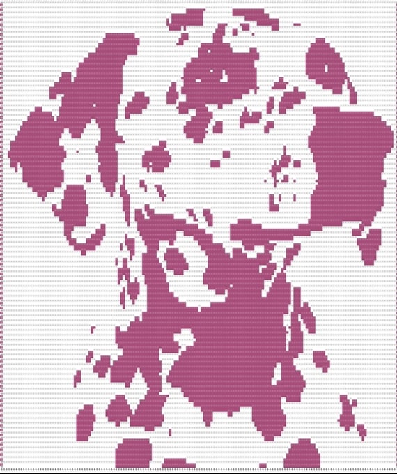 Spot, mosaic overlay, crochet pattern